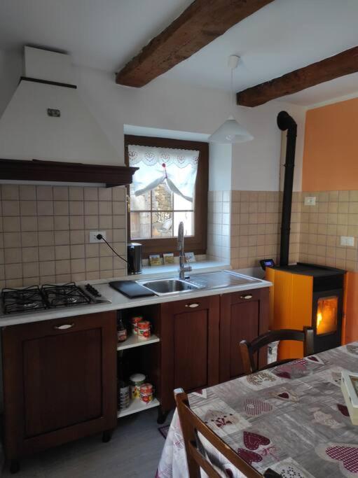 Casa Del Cios Calda E Intima Casetta Immersa Nel Verde Delle Montagne Alpe Basciumo 외부 사진
